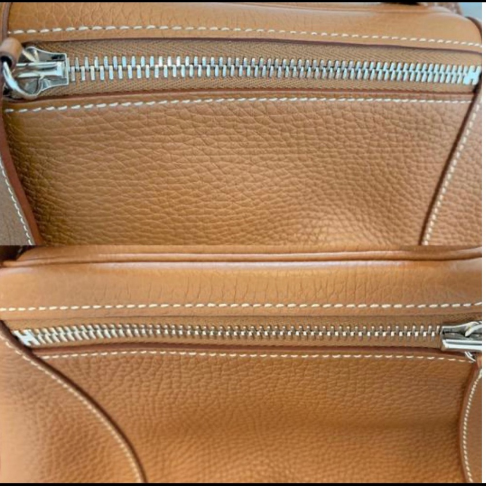 Hermès Lindy 30 in Taurillon Gold clemence 2017 - Picture 5 of 9